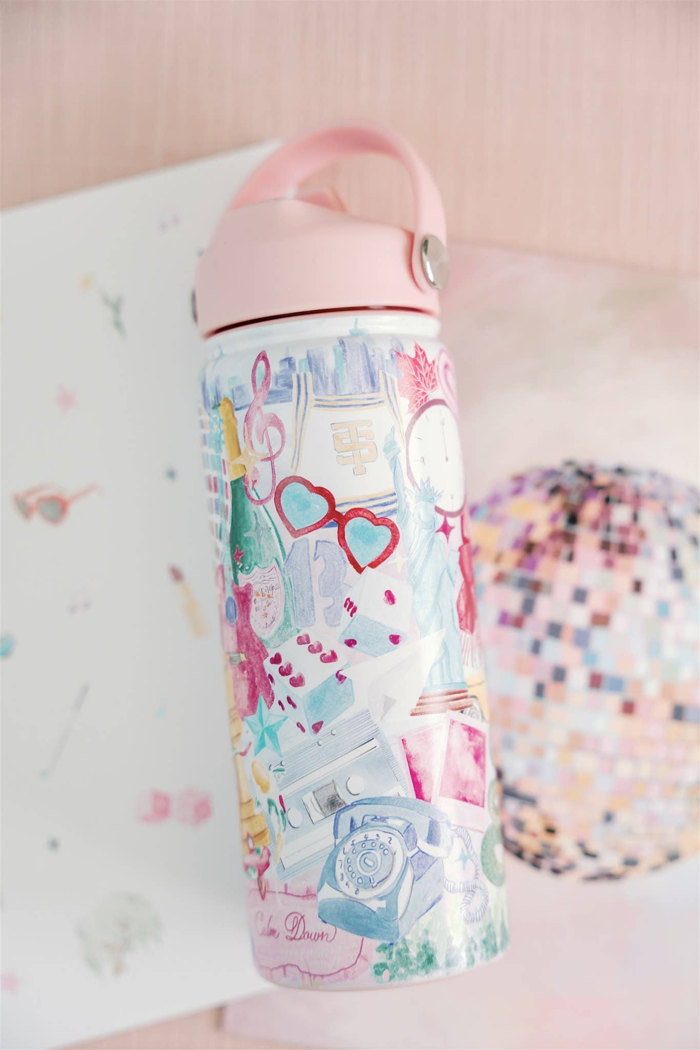 Eras 18 Ounce Insulated Water Bottle-Gracefully Made Art-Sister Shirts, Cute & Custom Tees for Mama & Littles in Trussville, Alabama.