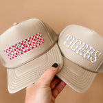 Customizable Checkered | Adult Trucker Hat-Women - Accessories - Hats-Sister Shirts-Sister Shirts, Cute & Custom Tees for Mama & Littles in Trussville, Alabama.