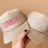Customizable Checkered | Adult Trucker Hat-Women - Accessories - Hats-Sister Shirts-Sister Shirts, Cute & Custom Tees for Mama & Littles in Trussville, Alabama.
