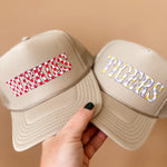 Springville Tigers Checkered | Adult Trucker Hat-Women - Accessories - Hats-Sister Shirts-Sister Shirts, Cute & Custom Tees for Mama & Littles in Trussville, Alabama.