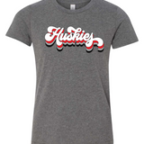 Groovy Huskies | Kids Tee-Youth - Tops - Tees-Sister Shirts-Sister Shirts, Cute & Custom Tees for Mama & Littles in Trussville, Alabama.