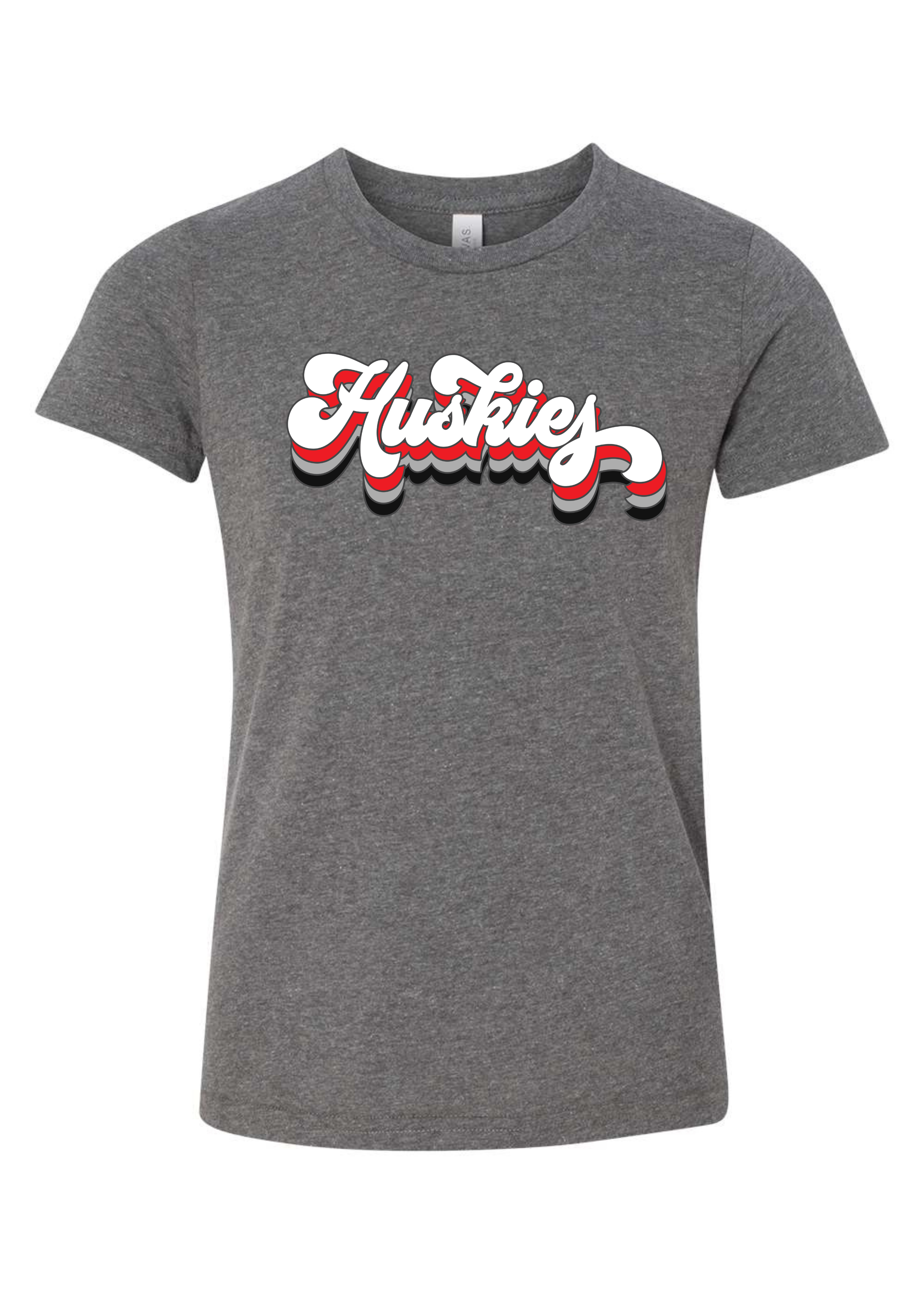 Groovy Huskies | Kids Tee-Youth - Tops - Tees-Sister Shirts-Sister Shirts, Cute & Custom Tees for Mama & Littles in Trussville, Alabama.