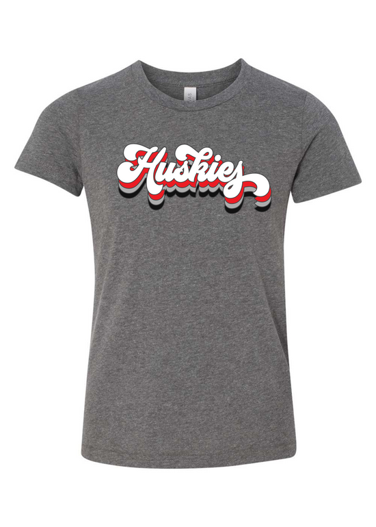 Groovy Huskies | Kids Tee-Kids Tees-Sister Shirts-Sister Shirts, Cute & Custom Tees for Mama & Littles in Trussville, Alabama.