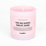You're Doing Great | Candle-Home - Fragrance - Candles-Candier-Sister Shirts, Cute & Custom Tees for Mama & Littles in Trussville, Alabama.