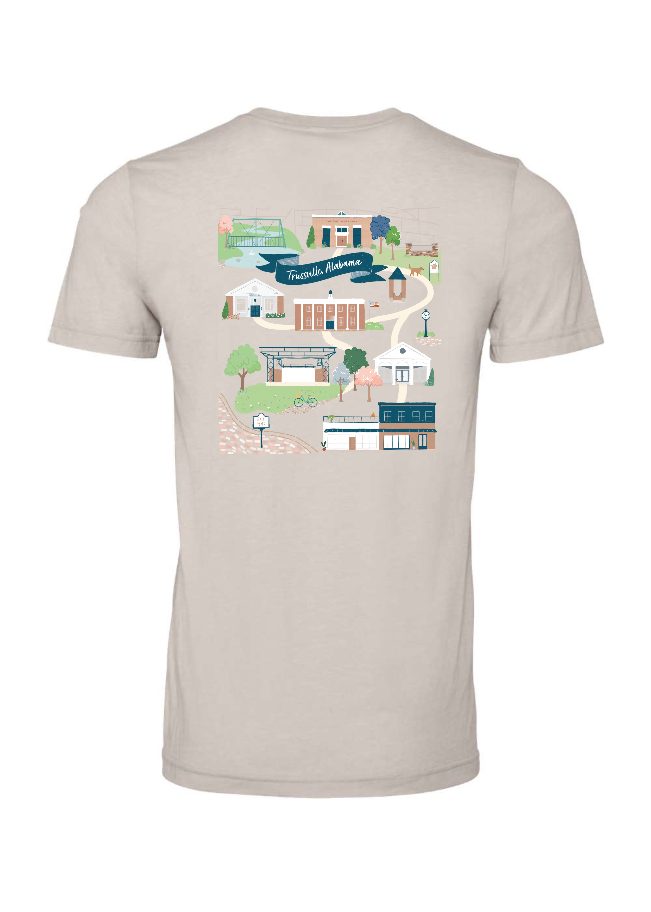 Trussville City Landmarks | Youth Tee | RTS-Kids Tees-Sister Shirts-Sister Shirts, Cute & Custom Tees for Mama & Littles in Trussville, Alabama.