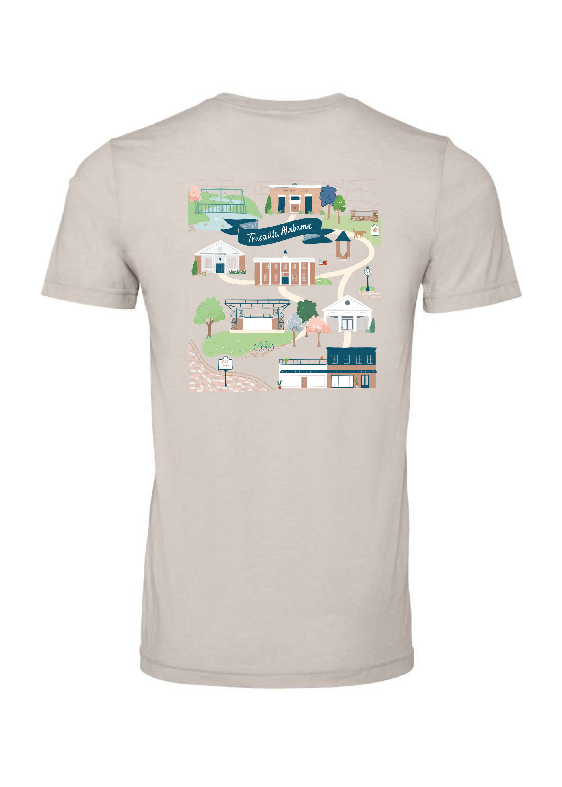 Trussville City Landmarks | Youth Tee-Kids Tees-Sister Shirts-Sister Shirts, Cute & Custom Tees for Mama & Littles in Trussville, Alabama.