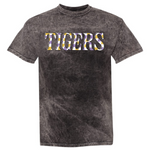Springville Tigers Checkered | Adult Mineral Wash Tee-Womens - Tops - Tees-Sister Shirts-Sister Shirts, Cute & Custom Tees for Mama & Littles in Trussville, Alabama.