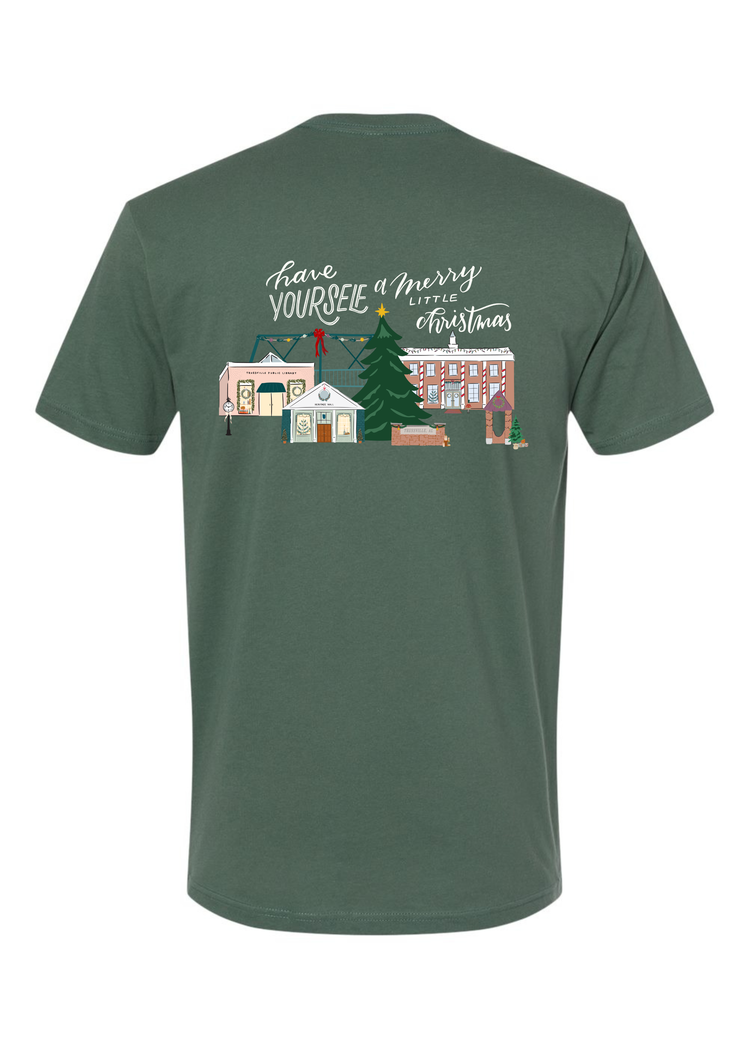 Small Town Christmas | Adult Tee-Adult Tee-Sister Shirts-Sister Shirts, Cute & Custom Tees for Mama & Littles in Trussville, Alabama.