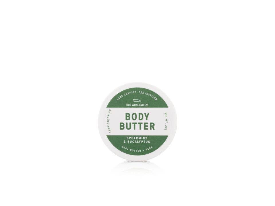 Travel Size Spearmint & Eucalyptus Body Butter (2oz)-Beauty - Bath-Old Whaling Company-Sister Shirts, Cute & Custom Tees for Mama & Littles in Trussville, Alabama.