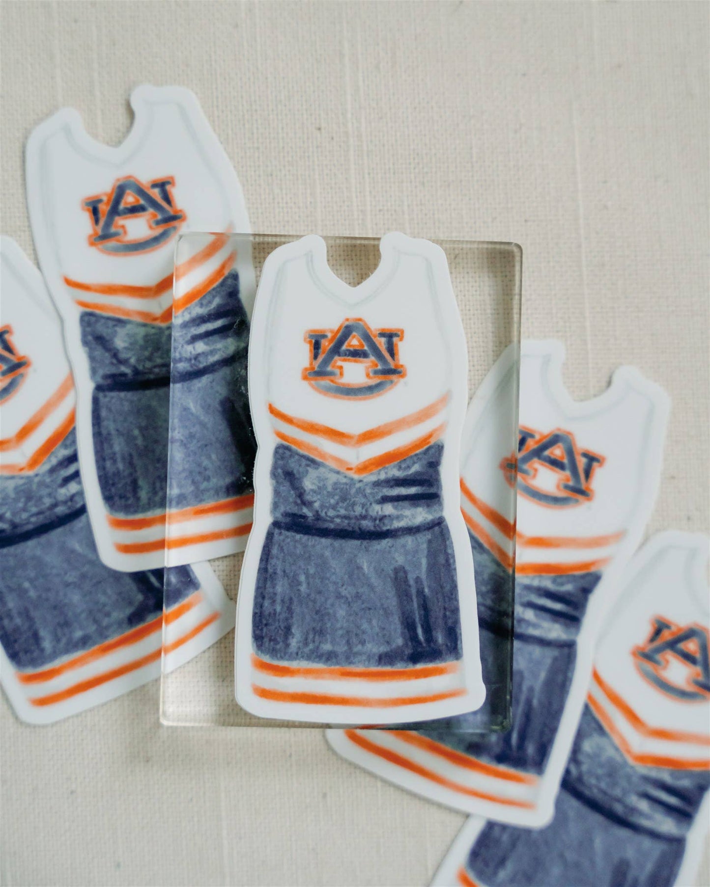 Auburn Cheerleader | Waterproof Sticker-Gracefully Made Art-Sister Shirts, Cute & Custom Tees for Mama & Littles in Trussville, Alabama.