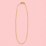 Golden Hour | Box Chain Necklace-Accessories-Sister Shirts-Sister Shirts, Cute & Custom Tees for Mama & Littles in Trussville, Alabama.