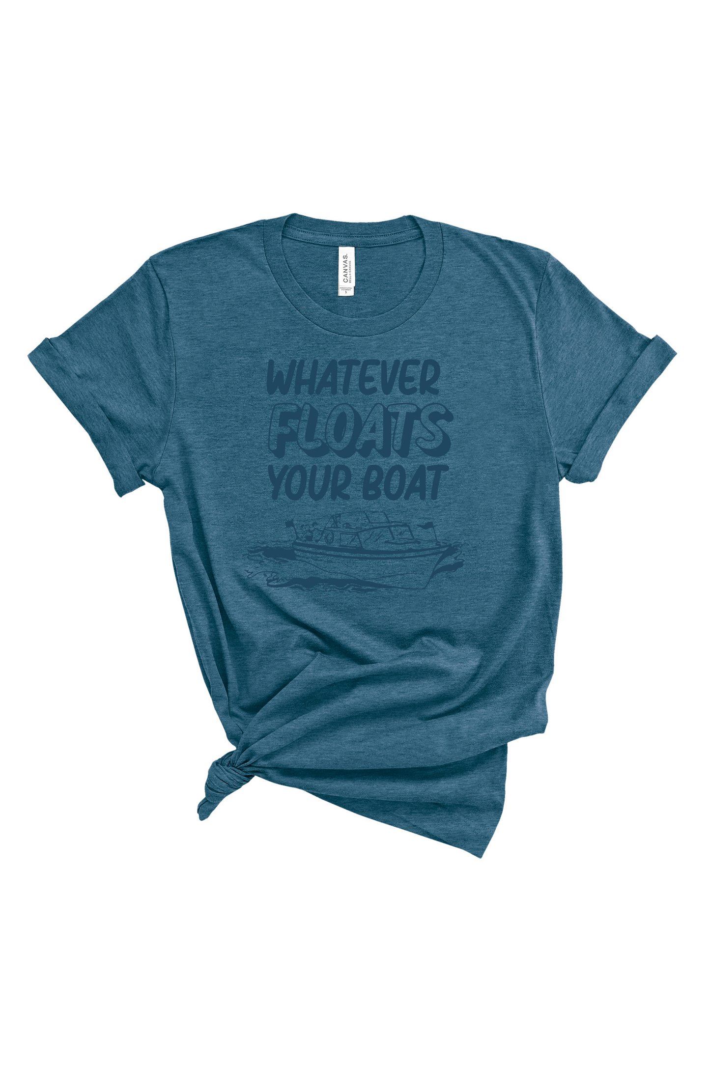 Whatever Floats Your Boat | Adult Tee-Sister Shirts-Sister Shirts, Cute & Custom Tees for Mama & Littles in Trussville, Alabama.
