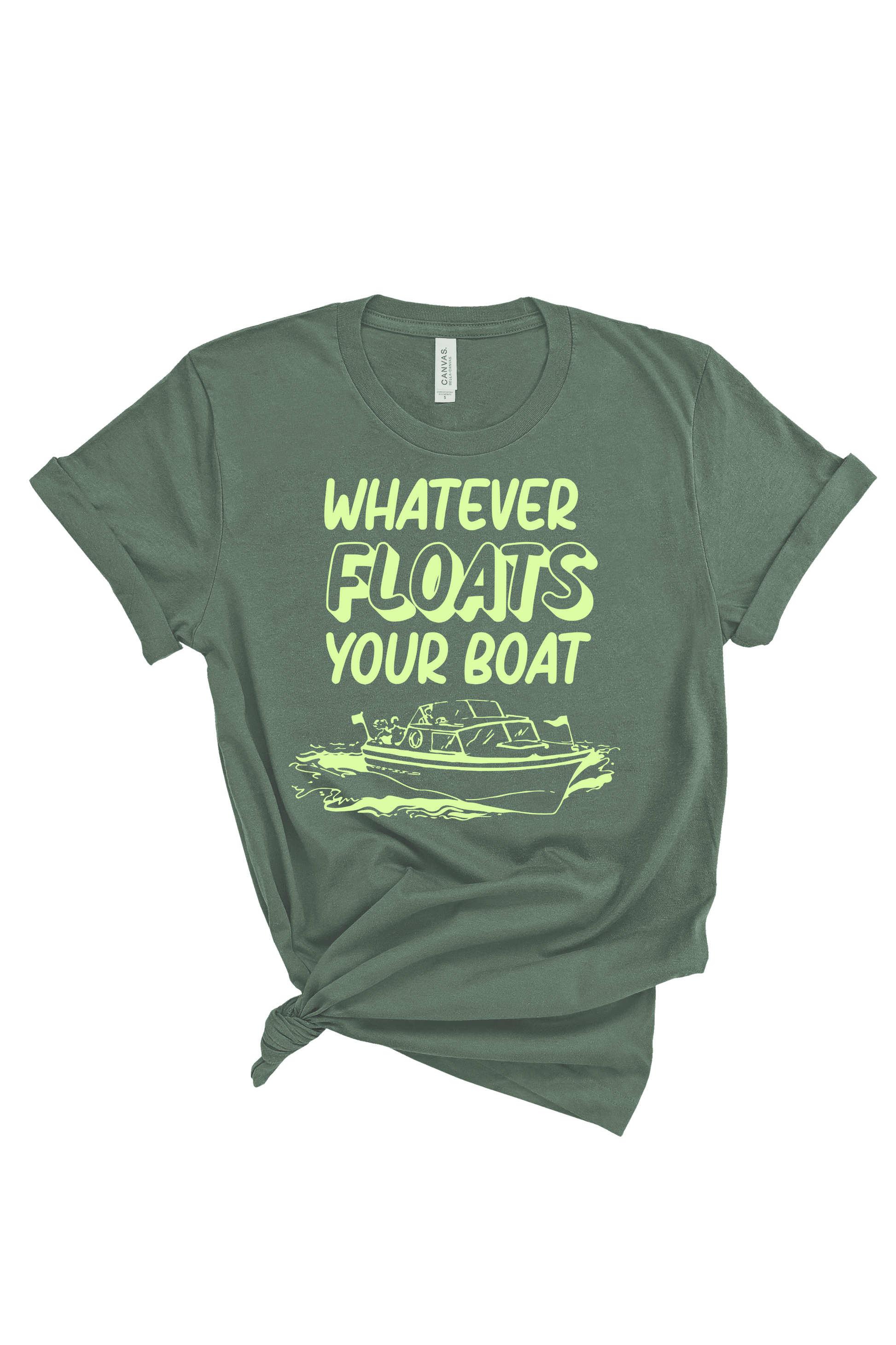 Whatever Floats Your Boat | Adult Tee-Sister Shirts-Sister Shirts, Cute & Custom Tees for Mama & Littles in Trussville, Alabama.