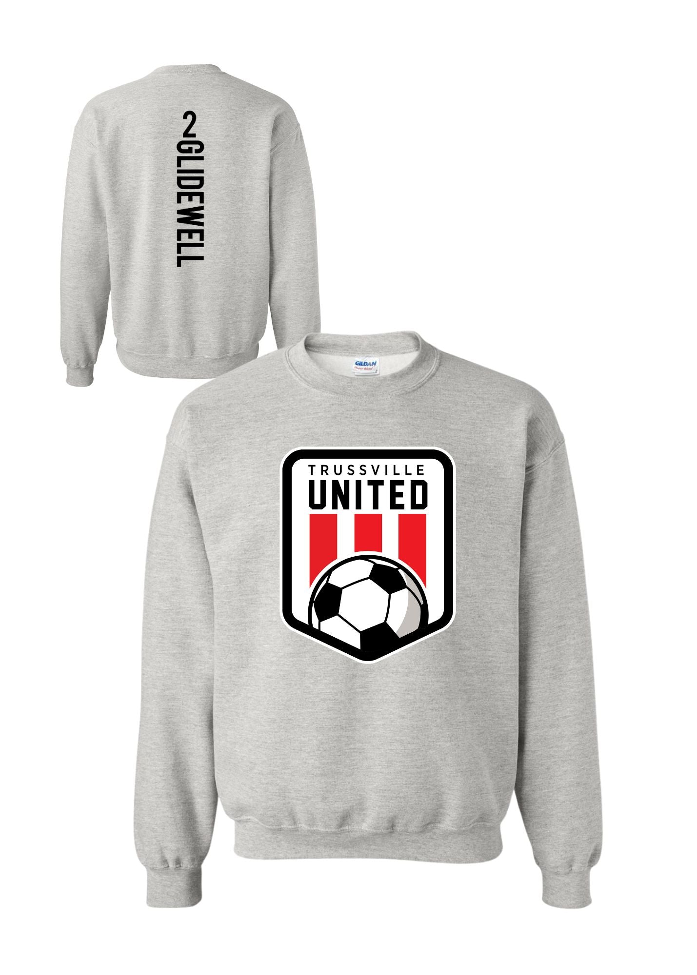 Trussville United | Customizable Adult Crewneck-Mens - Tops - Sweatshirts-Sister Shirts-Sister Shirts, Cute & Custom Tees for Mama & Littles in Trussville, Alabama.