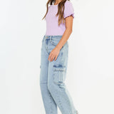 The Barrel Babe | Youth Low-Slung Jeans-Youth - Bottoms - Jeans-Kan Can USA-Sister Shirts, Cute & Custom Tees for Mama & Littles in Trussville, Alabama.