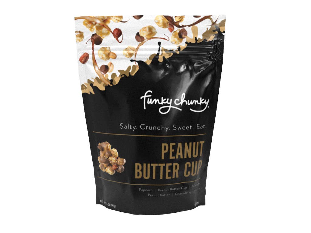 Peanut Butter Cup | Chocolate Popcorn | 5-ounce Bags-Home - Gourmet-Funky Chunky-Sister Shirts, Cute & Custom Tees for Mama & Littles in Trussville, Alabama.