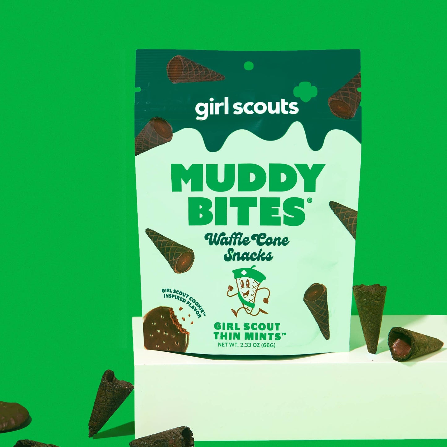 Waffle Cones Snacks | Girl Scout Thin Mint-Muddy Bites-Sister Shirts, Cute & Custom Tees for Mama & Littles in Trussville, Alabama.