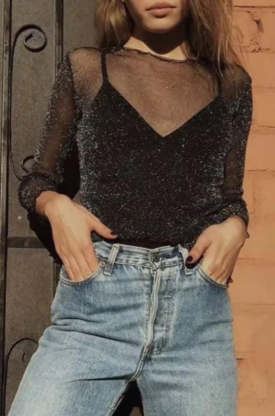 Moonlit Mesh Top-SMR Wholesale-Sister Shirts, Cute & Custom Tees for Mama & Littles in Trussville, Alabama.