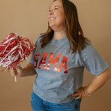 Bama Foil | Mom Crop Tee-Womens - Tops - Tees-Sister Shirts-Sister Shirts, Cute & Custom Tees for Mama & Littles in Trussville, Alabama.