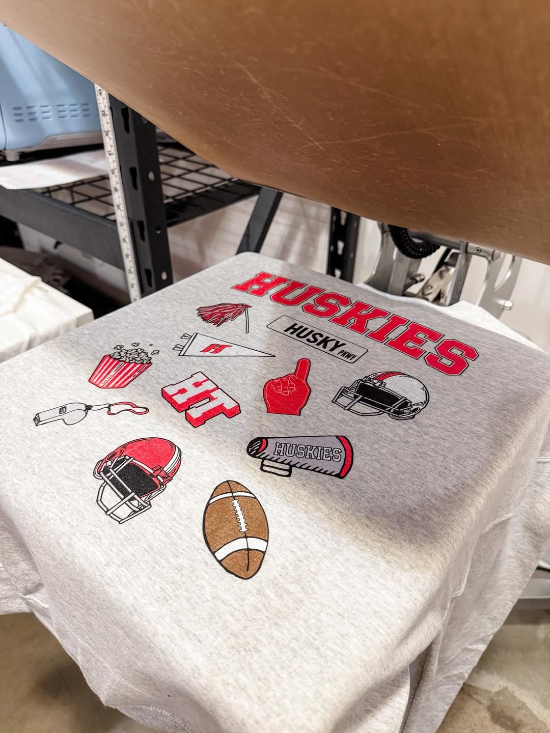 Huskies Game Day Spirit | Adult Crewneck RTS-Women - Tops - Crewnecks-Sister Shirts-Sister Shirts, Cute & Custom Tees for Mama & Littles in Trussville, Alabama.