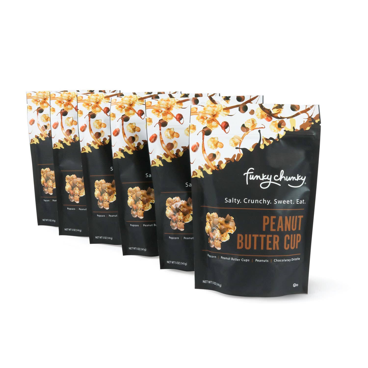 Peanut Butter Cup | Chocolate Popcorn | 5-ounce Bags-Home - Gourmet-Funky Chunky-Sister Shirts, Cute & Custom Tees for Mama & Littles in Trussville, Alabama.