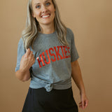Huskies Foil | Adult Tee-Womens - Tops - Tees-Sister Shirts-Sister Shirts, Cute & Custom Tees for Mama & Littles in Trussville, Alabama.