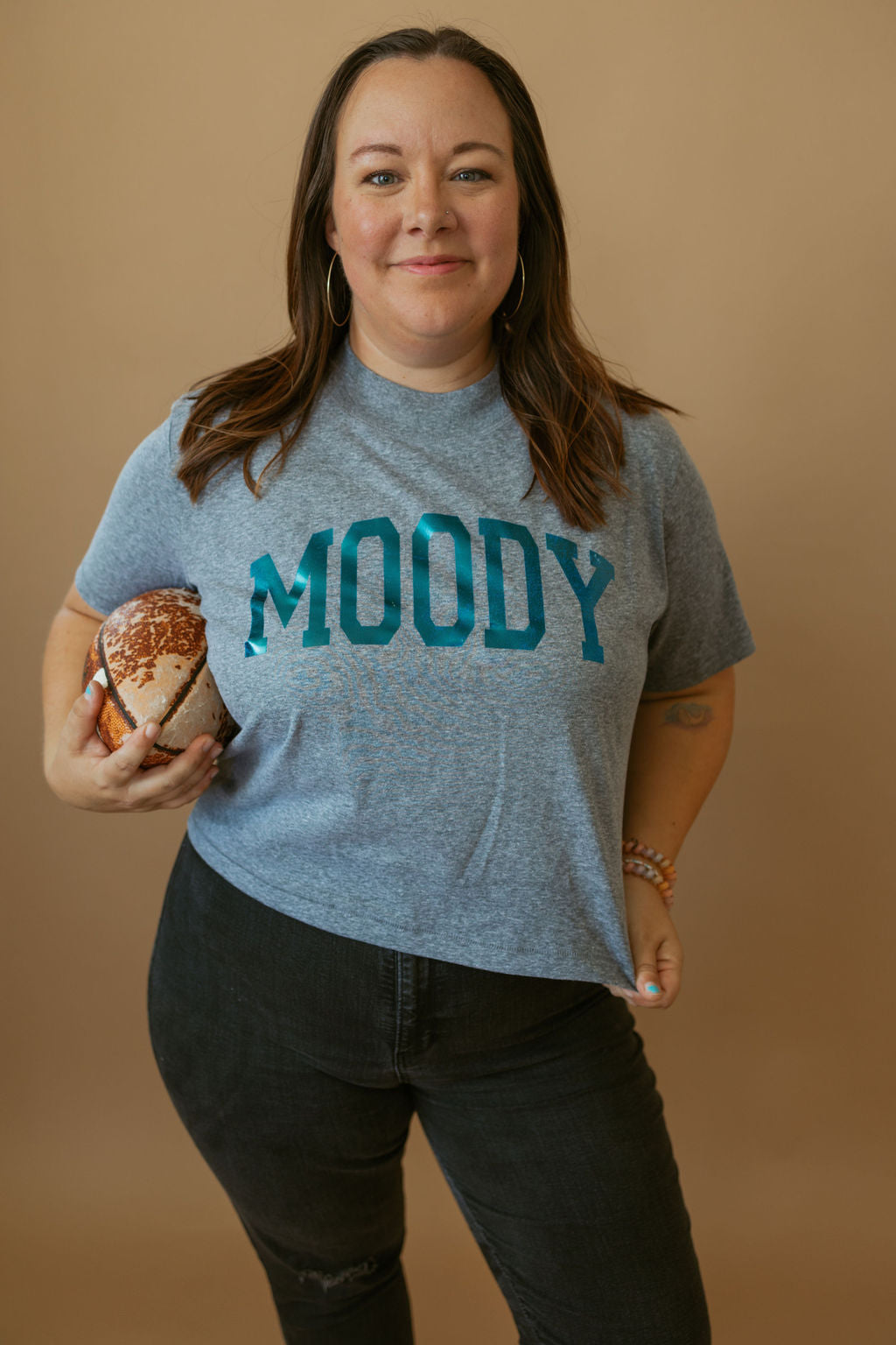 Moody Foil | Mom Crop Tee-Adult Tee-Sister Shirts-Sister Shirts, Cute & Custom Tees for Mama & Littles in Trussville, Alabama.
