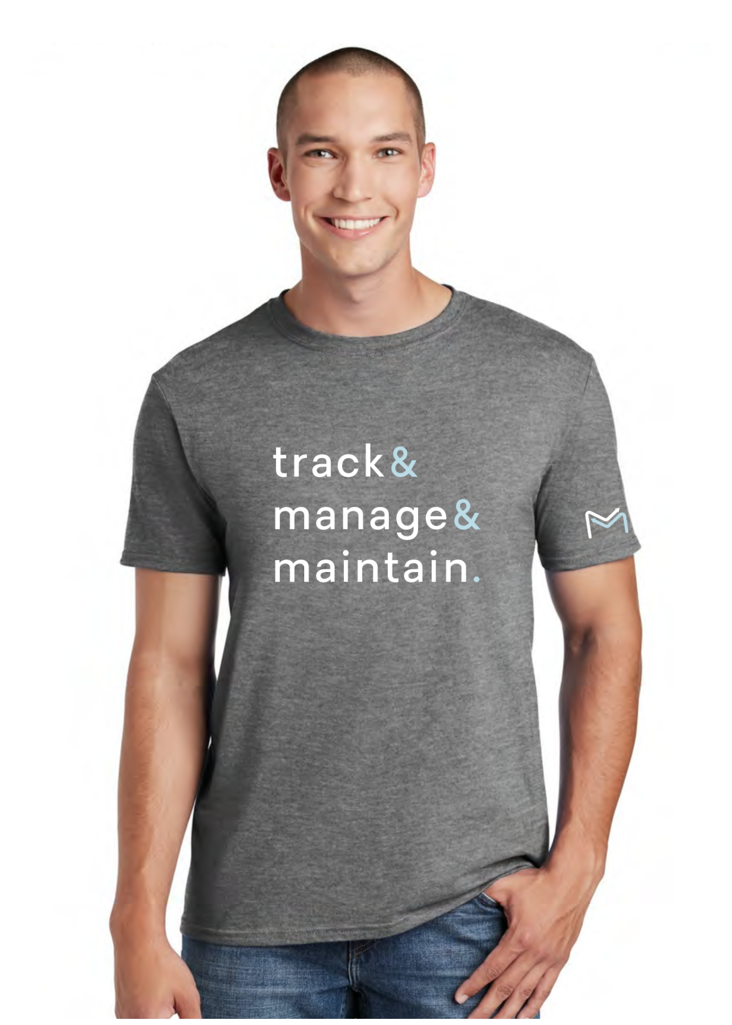 Track+Manage+Maintain | Adult Tee-Sister Shirts-Sister Shirts, Cute & Custom Tees for Mama & Littles in Trussville, Alabama.