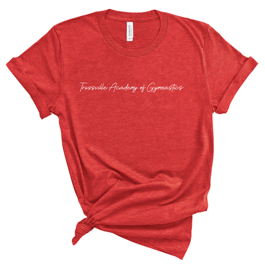 Trussville Academy of Gymnastics Script | Youth Tee-Sister Shirts-Sister Shirts, Cute & Custom Tees for Mama & Littles in Trussville, Alabama.