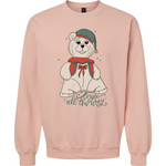 Jingle All the Way | Adult Softstyle Crewneck-Sister Shirts-Sister Shirts, Cute & Custom Tees for Mama & Littles in Trussville, Alabama.
