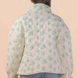 Vintage Bloom Quilted Jacket-Women - Outerwear - Jackets-Sister Shirts-Sister Shirts, Cute & Custom Tees for Mama & Littles in Trussville, Alabama.