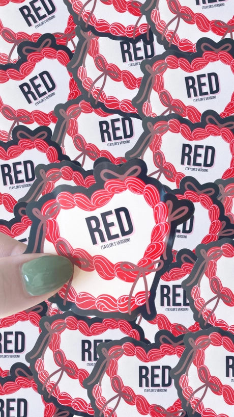 RED Cake | Waterproof sticker-Home - Stationery - Stickers-Sister Shirts-Sister Shirts, Cute & Custom Tees for Mama & Littles in Trussville, Alabama.