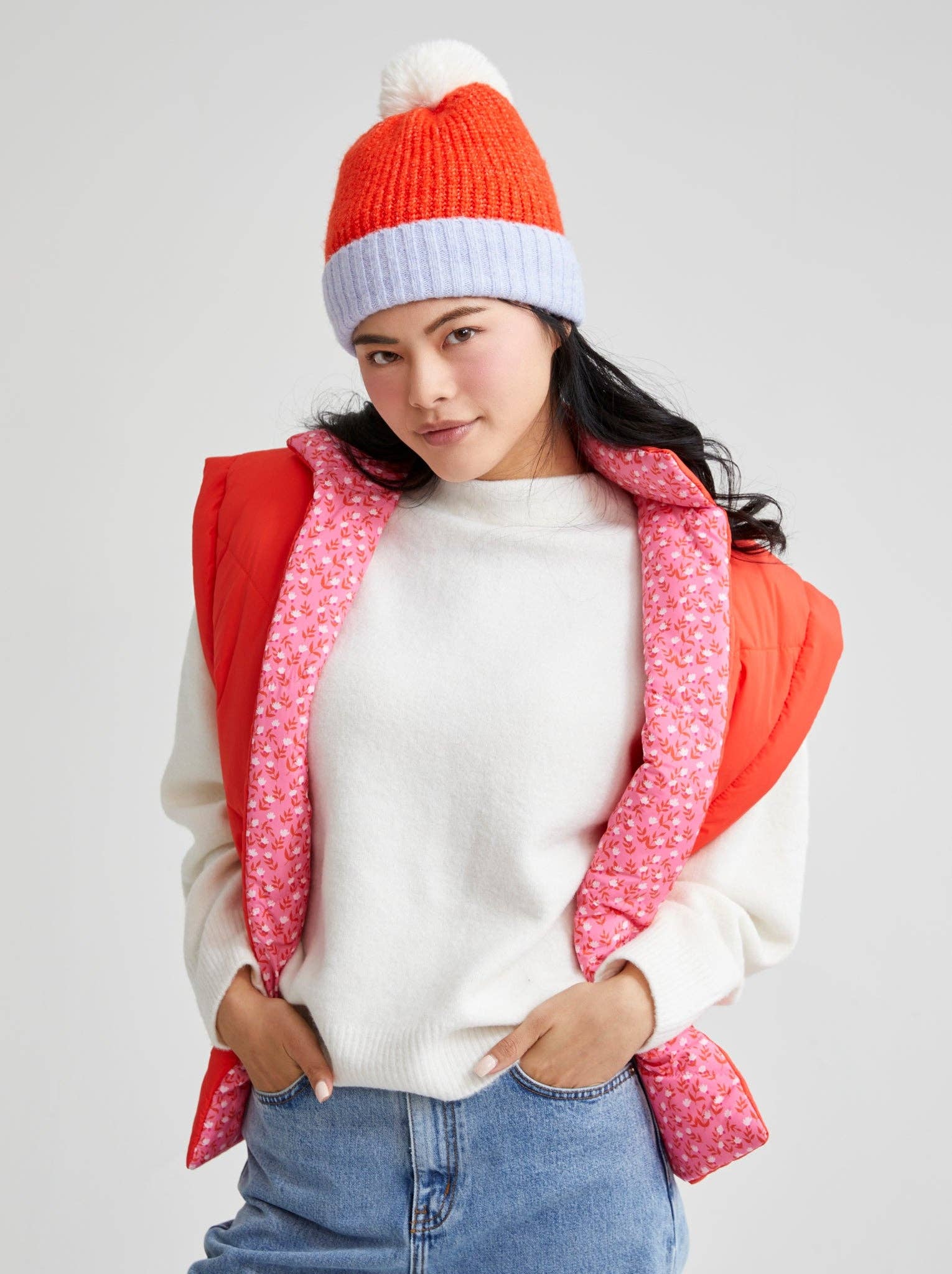 Frosty Fun Beanie-Women - Accessories - Hats-Shiraleah-Sister Shirts, Cute & Custom Tees for Mama & Littles in Trussville, Alabama.