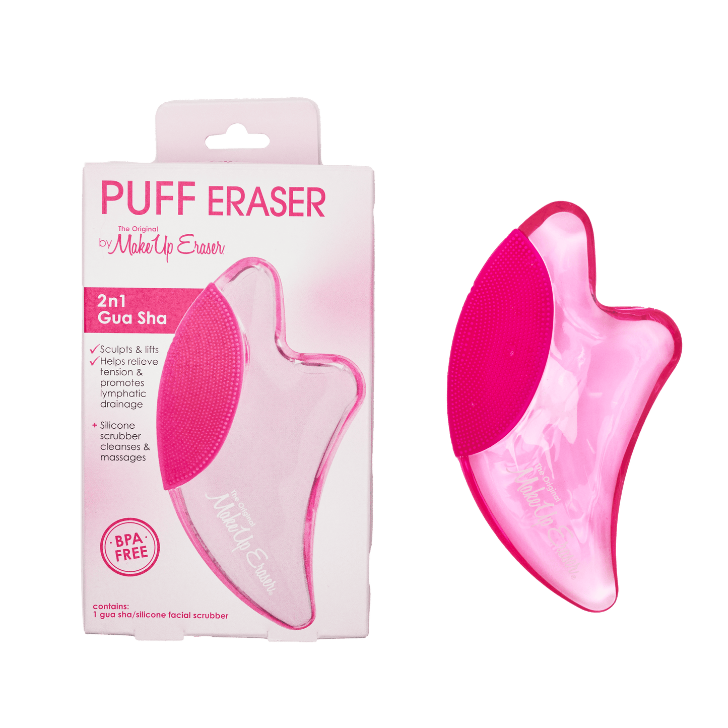 Puff Eraser | Gua Sha & Facial Scrubber-MakeUp Eraser-Sister Shirts, Cute & Custom Tees for Mama & Littles in Trussville, Alabama.