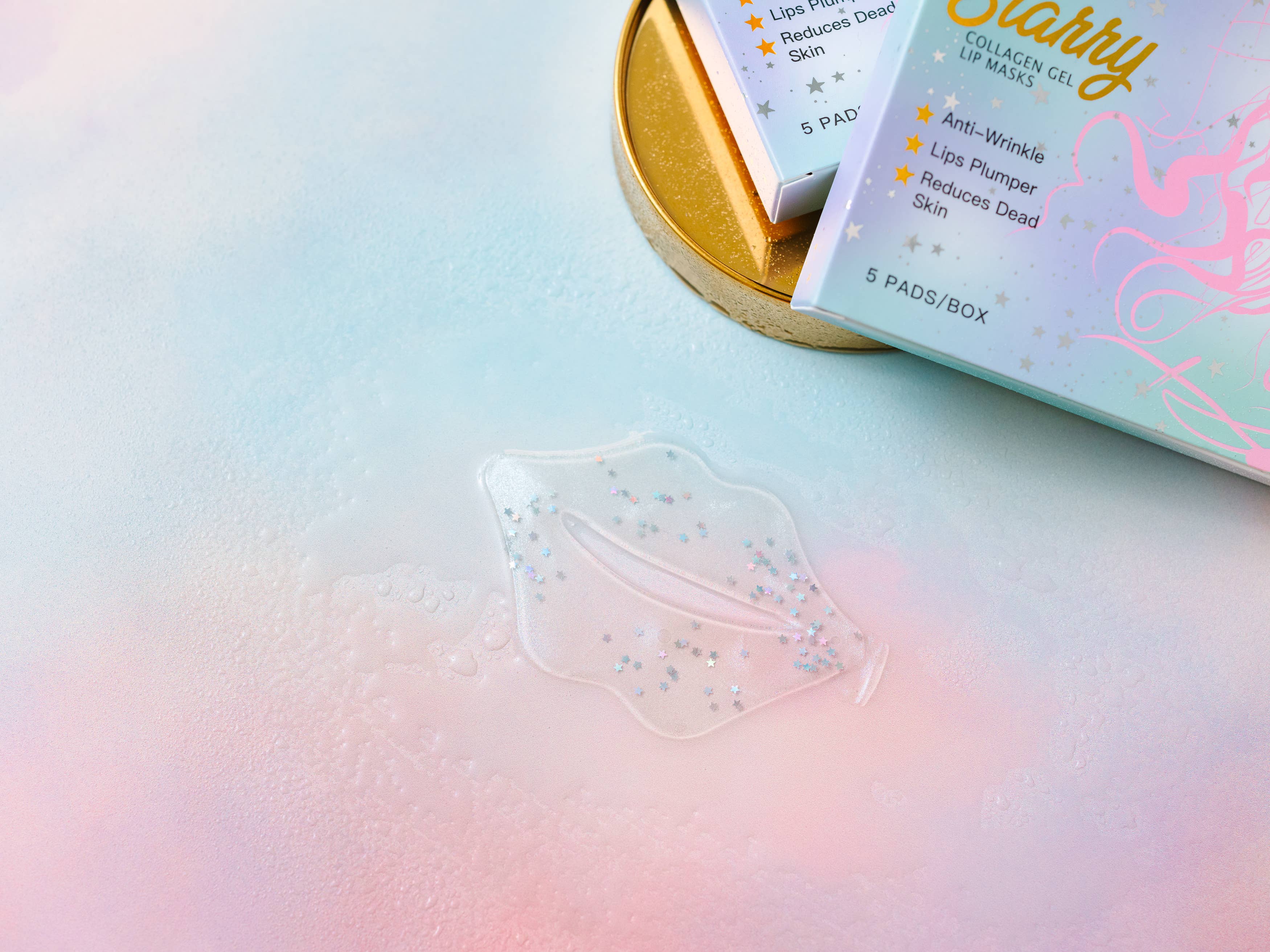 Starry Gel Lip Mask Pads-Beauty-AMINNAH-Sister Shirts, Cute & Custom Tees for Mama & Littles in Trussville, Alabama.