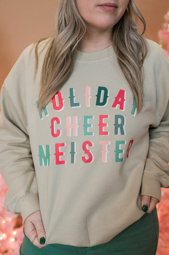 Holiday Cheer Meister | Adult Crewneck | RTS-Adult Crewneck-Sister Shirts-Sister Shirts, Cute & Custom Tees for Mama & Littles in Trussville, Alabama.