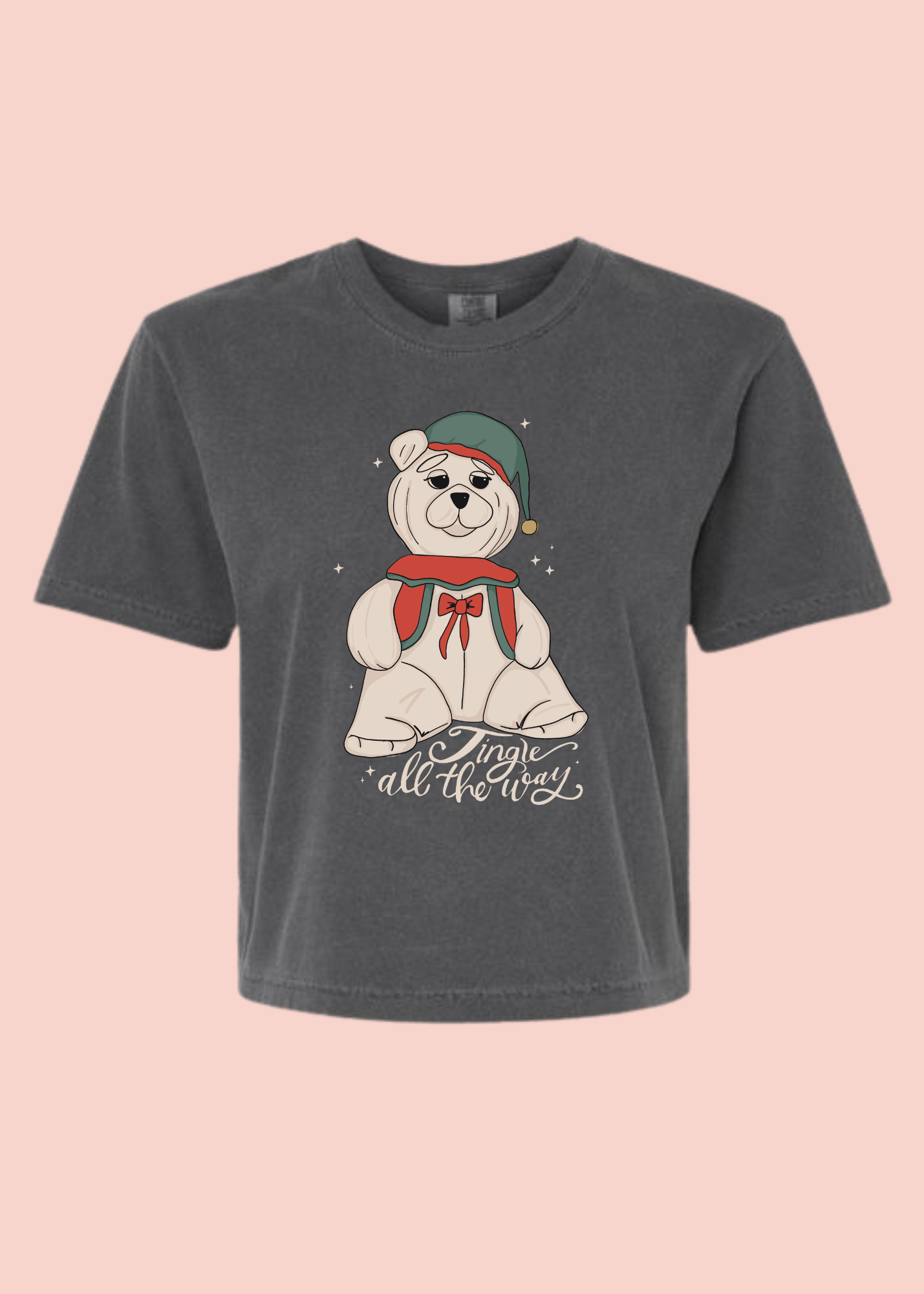 Jingle All the Way | Boxy Tee-Sister Shirts-Sister Shirts, Cute & Custom Tees for Mama & Littles in Trussville, Alabama.