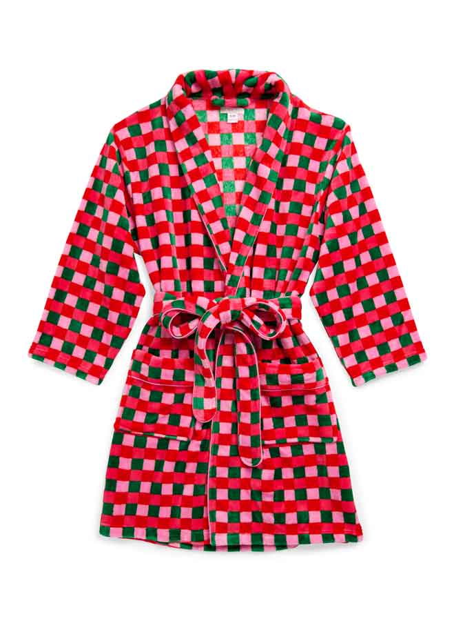 Plaid Perfection Robe-Women - Robes-Shiraleah-Sister Shirts, Cute & Custom Tees for Mama & Littles in Trussville, Alabama.