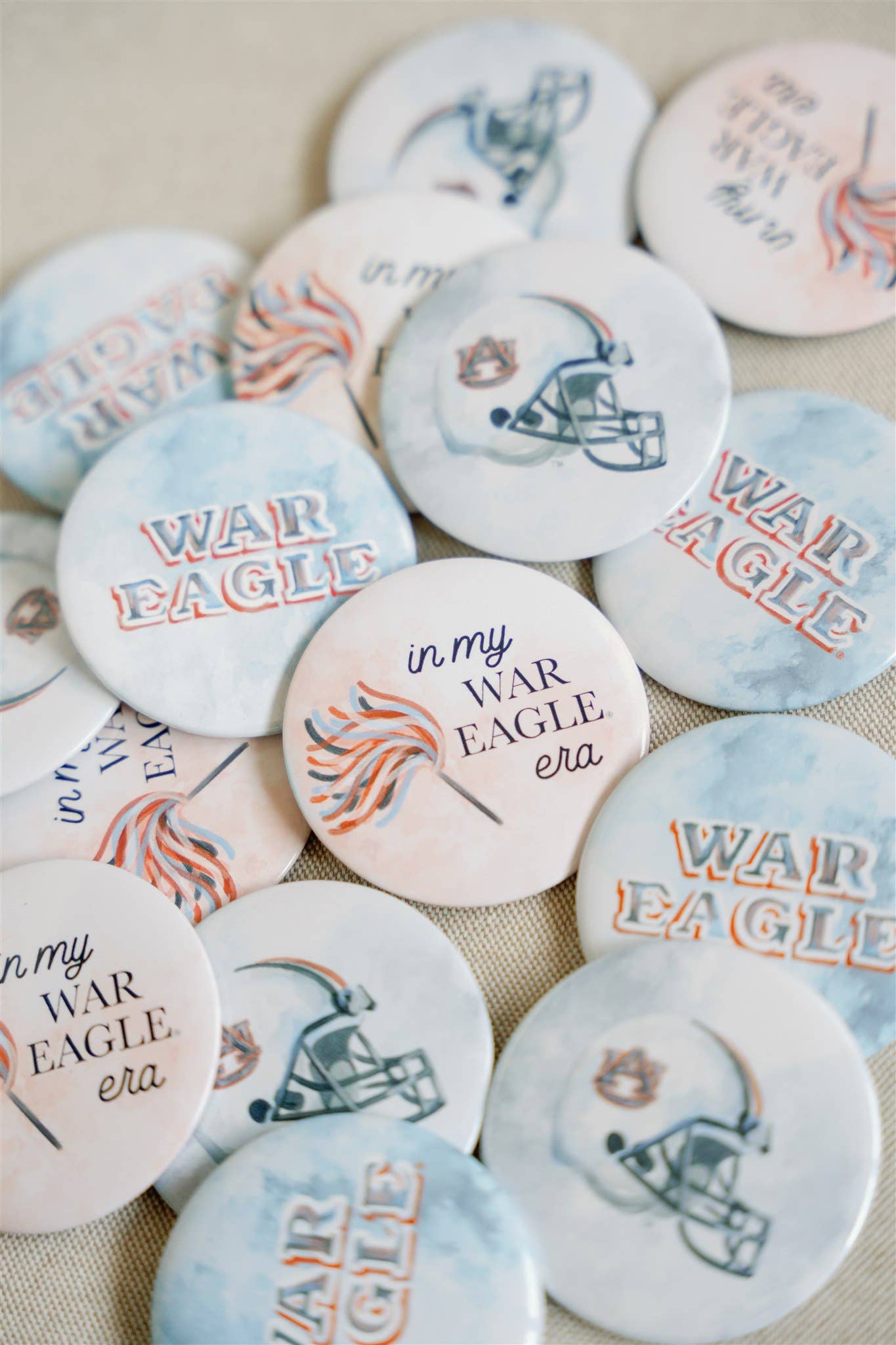 War Eagle | Game Day Button-Gracefully Made Art-Sister Shirts, Cute & Custom Tees for Mama & Littles in Trussville, Alabama.