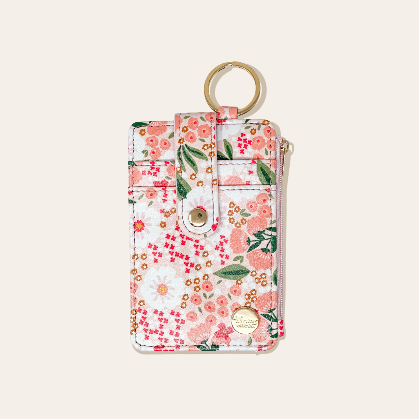 Sweet Meadow Keychain Card Wallet | Pink-The Darling Effect-Sister Shirts, Cute & Custom Tees for Mama & Littles in Trussville, Alabama.