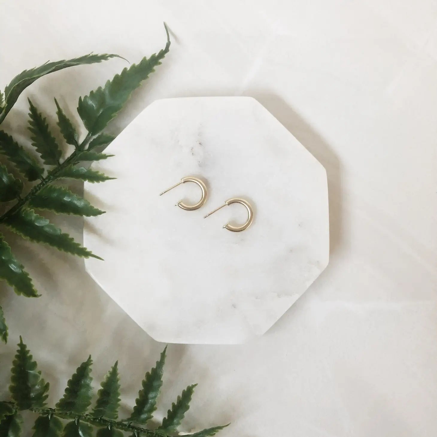 Ada Hoop in Gold | Linny Co-Women - Jewelry - Earrings-Linny Co-Sister Shirts, Cute & Custom Tees for Mama & Littles in Trussville, Alabama.