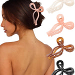Bow Knot Hair Claw Clip | Glossy Finish-Women - Accessories - Hair-amazon-Sister Shirts, Cute & Custom Tees for Mama & Littles in Trussville, Alabama.