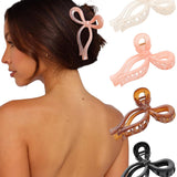 Bow Knot Hair Claw Clip | Glossy Finish-Women - Accessories - Hair-amazon-Sister Shirts, Cute & Custom Tees for Mama & Littles in Trussville, Alabama.
