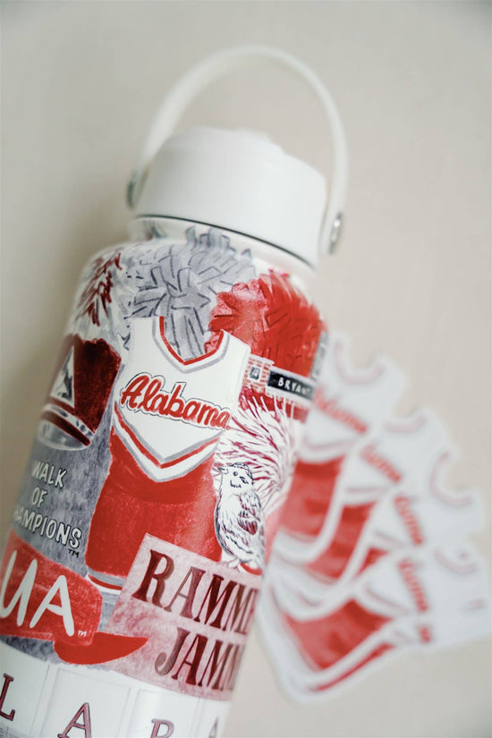 The University of Alabama | Insulated Water Bottle-Gracefully Made Art-Sister Shirts, Cute & Custom Tees for Mama & Littles in Trussville, Alabama.