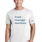 Track+Manage+Maintain | Adult Tee-Sister Shirts-Sister Shirts, Cute & Custom Tees for Mama & Littles in Trussville, Alabama.