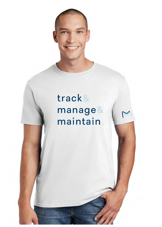 Track+Manage+Maintain | Adult Tee-Adult Tee-Sister Shirts-Sister Shirts, Cute & Custom Tees for Mama & Littles in Trussville, Alabama.