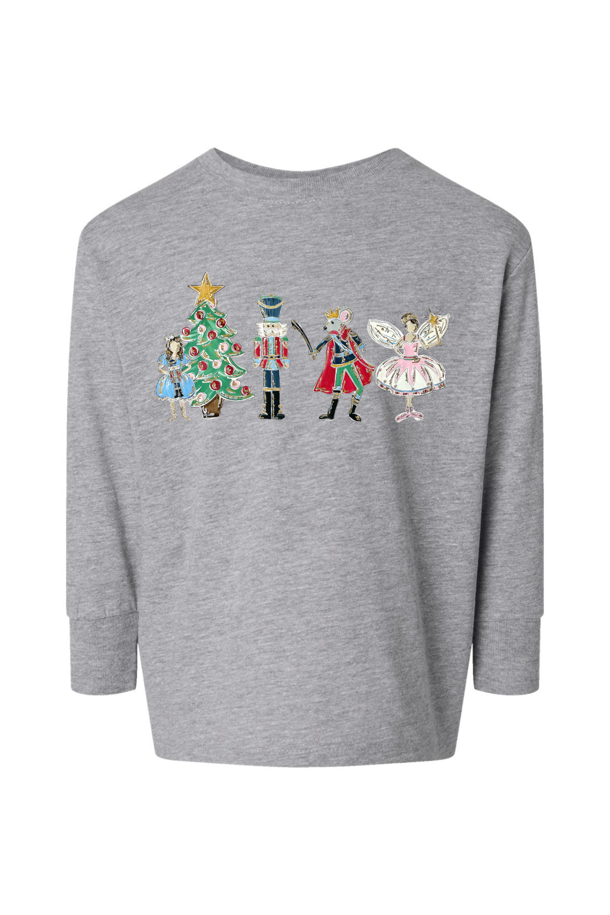 DL Designs Nutcracker | Kids Long Sleeve Tee-Kids Tees-Sister Shirts-Sister Shirts, Cute & Custom Tees for Mama & Littles in Trussville, Alabama.