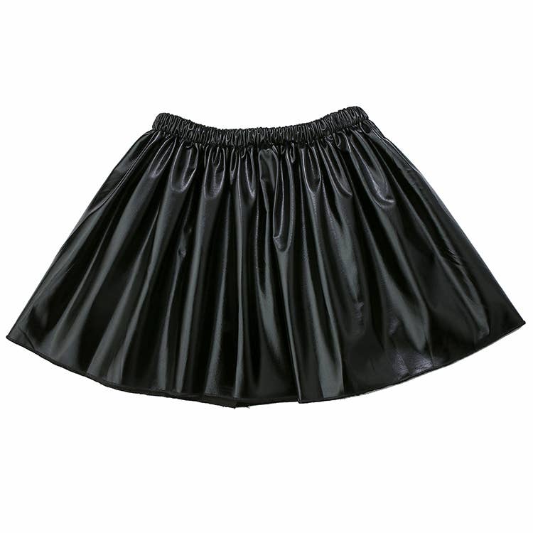 The Glimmer Girl Skirt | Metallic Black Youth Skirt-Youth - Bottoms - Skirts-Sparkle Sisters by Couture Clips-Sister Shirts, Cute & Custom Tees for Mama & Littles in Trussville, Alabama.