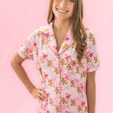 Gingerbread Dreams | Pajama Set-Tween - Sets - Pajamas-Rock Paper Scissors-Sister Shirts, Cute & Custom Tees for Mama & Littles in Trussville, Alabama.