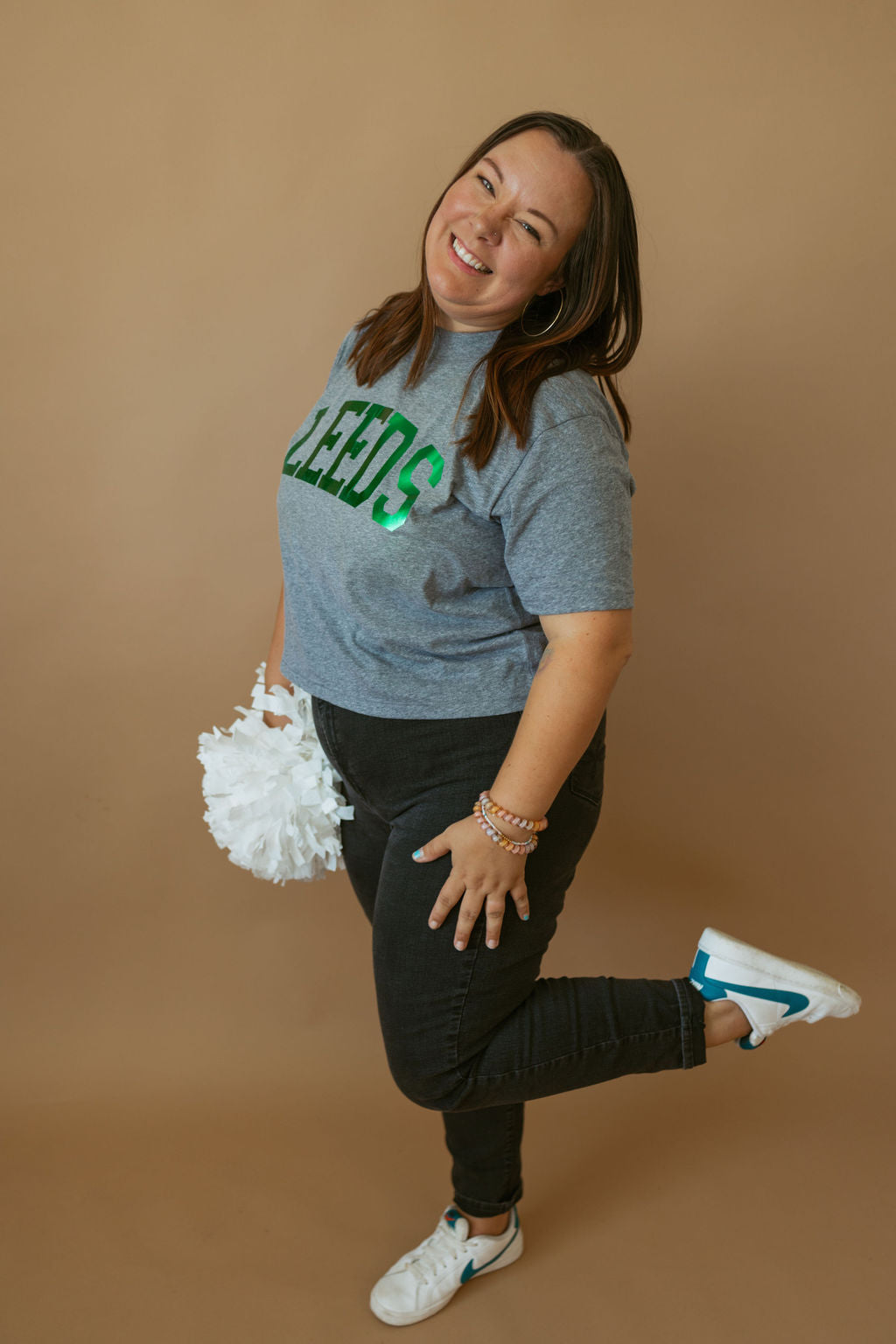 Leeds Foil | Mom Crop Tee-Adult Tee-Sister Shirts-Sister Shirts, Cute & Custom Tees for Mama & Littles in Trussville, Alabama.